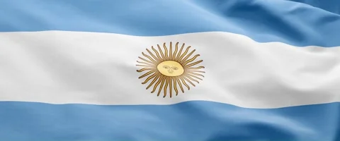 Argentina Flag Animation – Seamless Loop (4K UHD) Stock Footage 319030071