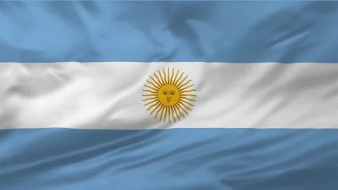 Argentina flag background Stock Footage 263943058