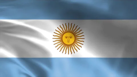 Argentina Flag Stock Footage 262499678
