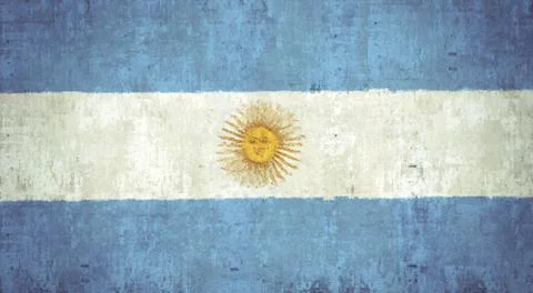 Argentina Flag Stock Illustration