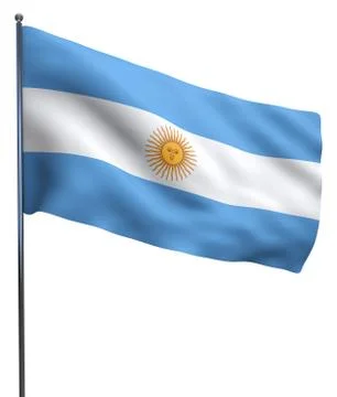 Argentina Flag Image Stock Illustration