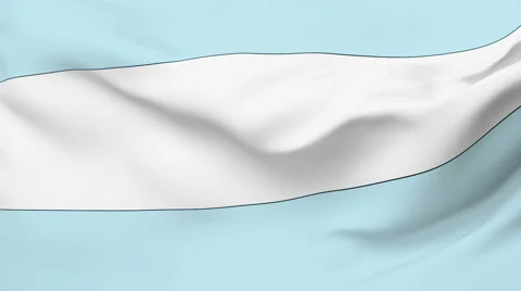 Argentina flag slowly waving.  Stock Footage 1055949