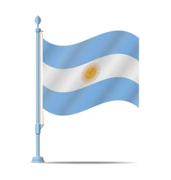 Argentina flag vector Stock Illustration