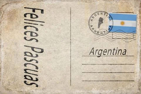 Argentina Holy Week Easter Celebration Background Stock Illustration