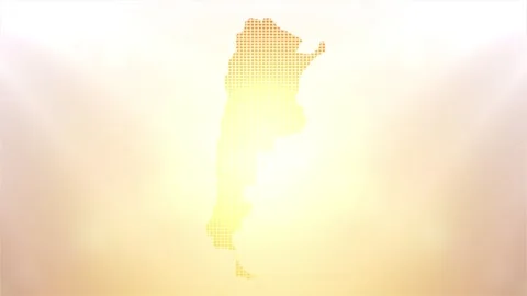 Argentina Map Opener Stock Footage 247888046