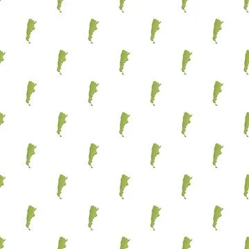Argentina map pattern creating seamless country geography background Stock Illustration