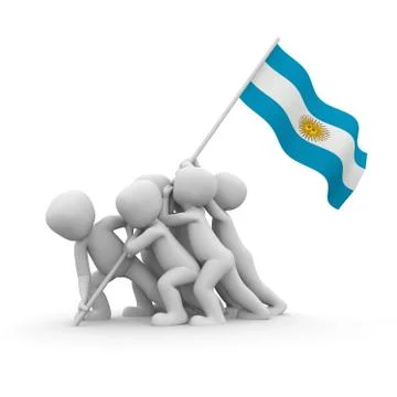 Argentina memorial Stock Illustration
