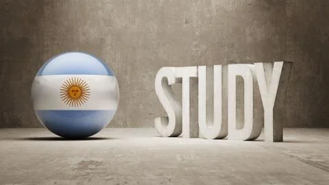 Argentina. Study Concept. Stock Illustration