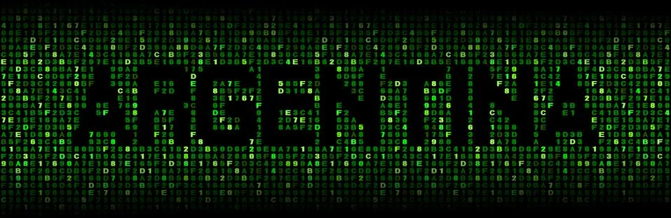 Argentina text on hex code illustration Stock Illustration