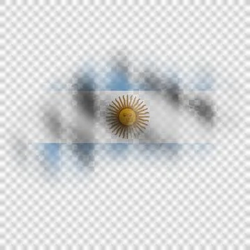 Argentina Waving Flag Brush Foto stock