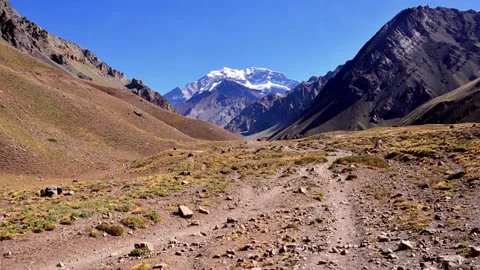 Argentina,Cerro Aconcagua Stockbeeldmateriaal 321295766