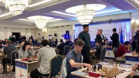Argentine chess prodigy Faustino Oro set to play for Grand Master title against  Stock Footage 330168287
