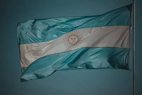 Argentine flag Stock Photos