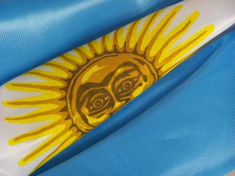 Argentine flag Stock Photos