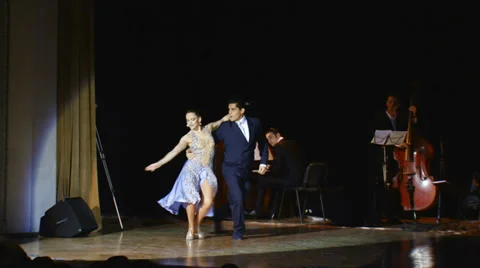 Argentine tango dance 2 - Part 1 Stock Footage 29797437