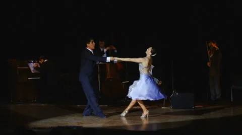 Argentine tango dance 2 - Part 4 Video stock 29799233