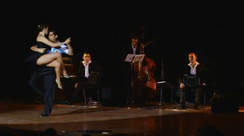 Argentine tango dance 7 - Part 2 Stock Footage 29868744