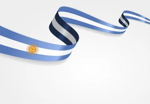 Argentinean flag background. Vector illustration Stock Illustration