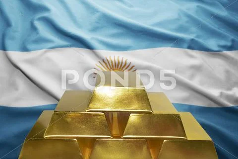 Argentinean gold reserves Stock Photos