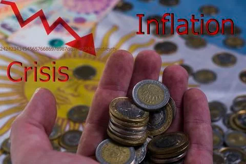 Argentinian default crisis Stock Photos