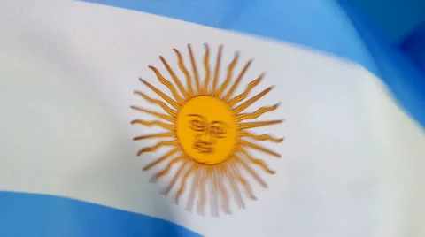 Argentinian flag Video stock 25271317