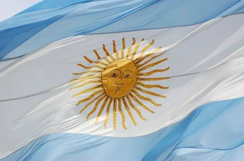 Argentinian Flag Stock Photos