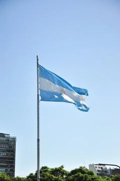 Argentinian Flag Stock Photos