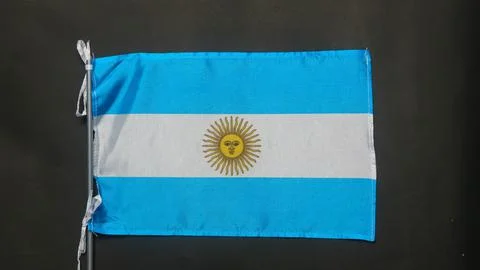 Argentinian flag texture as background Stock Photos