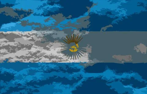 Argentinian flag texture as background Stock Photos