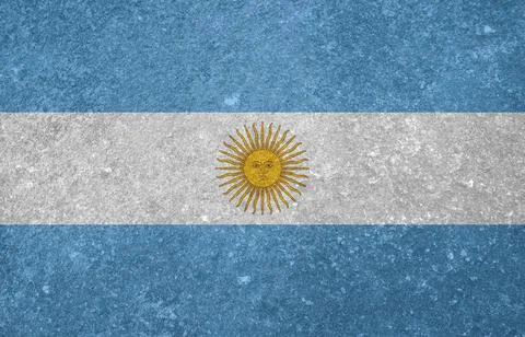 Argentinian flag texture as background Stock Photos