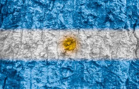 Argentinian flag texture as background Photos