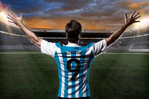 Argentinian soccer player Stock Photos
