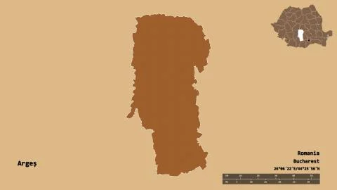 Arges, county of Romania, zoomed. Pattern Stock Illustration