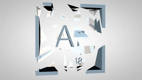 Argon. Element of the periodic table of the Mendeleev system. Stock Footage 81468728