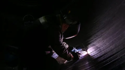 Argon reference on the surface of a chrome vanadium steel part Stock Footage 147413641