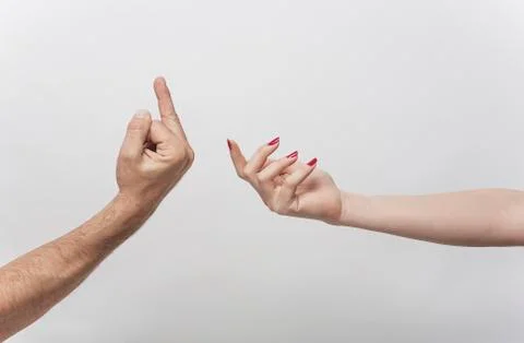 Arguing couple  Stock Photos