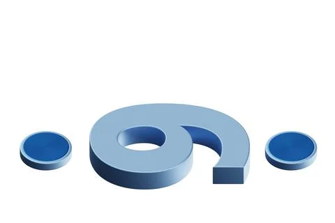 Argument over the numbers 9 and 6 Stock Illustration