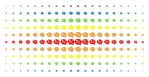 Arguments Spectral Halftone Effect Stock Illustration