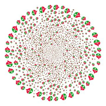 Arguments Spiral Round Cluster Stock Illustration