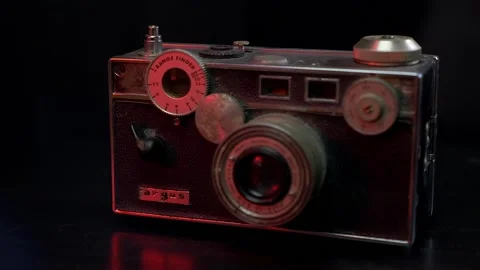 Argus old vintage camera Stock Footage 144032970