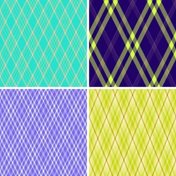 Argyle collection created for versatile applications. Perfect for gift decor, Stockillustratie