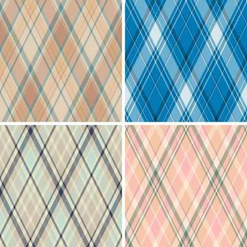 Argyle collection optimized for romantic gifts and crafts. The pack works for Illustration