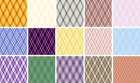 Argyle collection optimized for womens casual and formal wear. The pack works Illustration