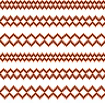 Argyle Fair Isle Seamless Pattern Design Stock Illustration