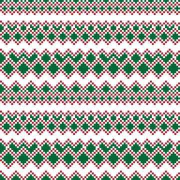 Argyle Fair Isle Seamless Pattern Design Illustrazione stock