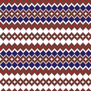 Argyle Fair Isle Seamless Pattern Design Illustrazione stock