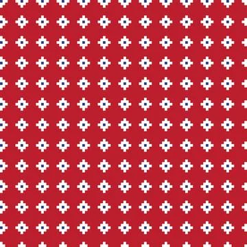 Argyle Fair Isle Seamless Pattern Design Stock Illustration