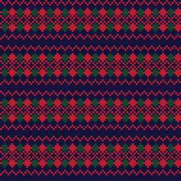 Argyle Fair Isle Seamless Pattern Design Illustrazione stock