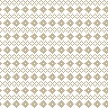 Argyle Fair Isle Seamless Pattern Design Stock Illustration