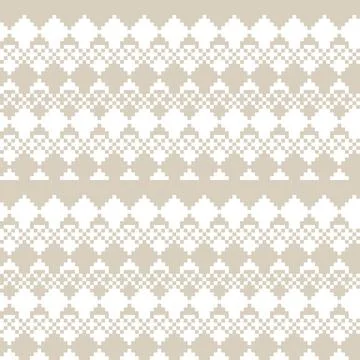 Argyle Fair Isle Seamless Pattern Design Illustrazione stock